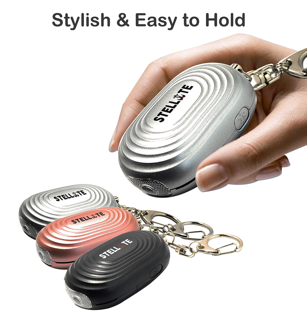 Personal Alarm 130DB Personal Security Alarm Keychain with Flashlight Emergency Safety Siren