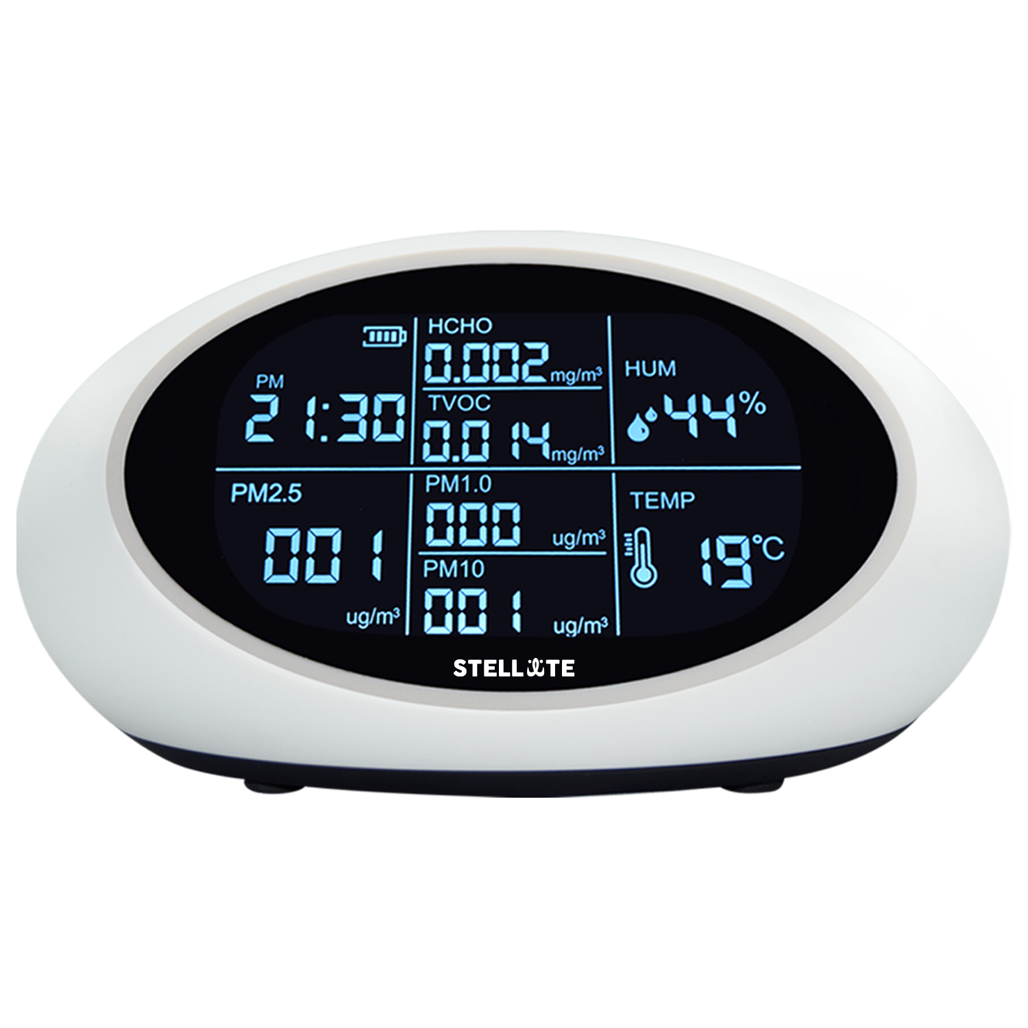 Stellate AQ200 Air Quality Monitor - Formaldehyde PM2.5 PM1.0 HCHO Detector TVOC Humidity