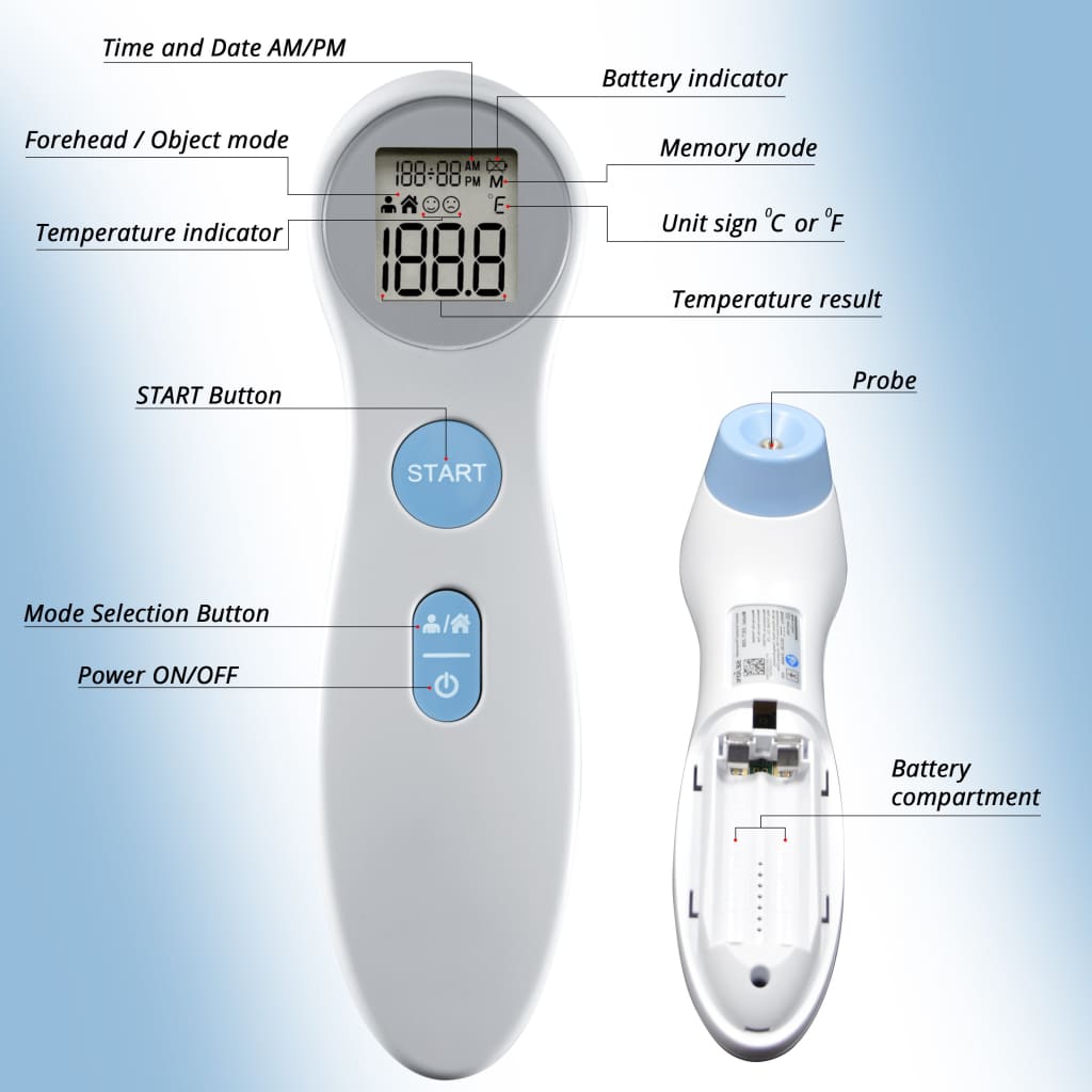 Non Contact Infrared Thermometer - Non Contact Infrared 