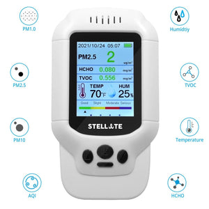 Stellate AQ300Pro Air Quality Monitor Formaldehyde PM1.0 