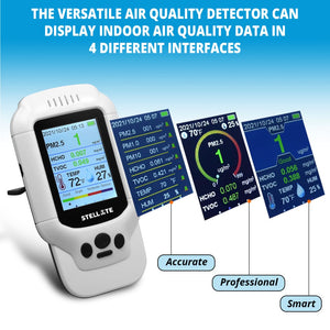 Stellate AQ300Pro Air Quality Monitor Formaldehyde PM1.0 