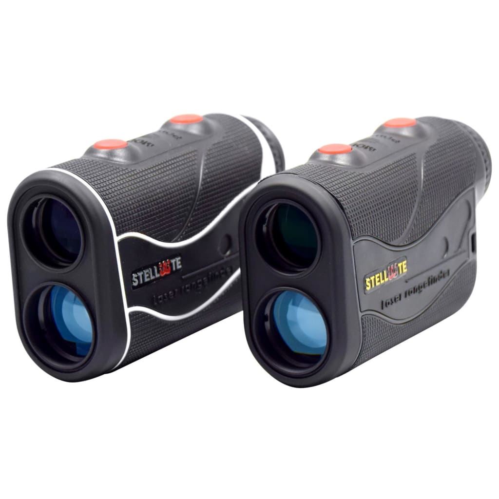 Stellate Golf Rangefinder with Slope Jolt on Flag Lock Slope